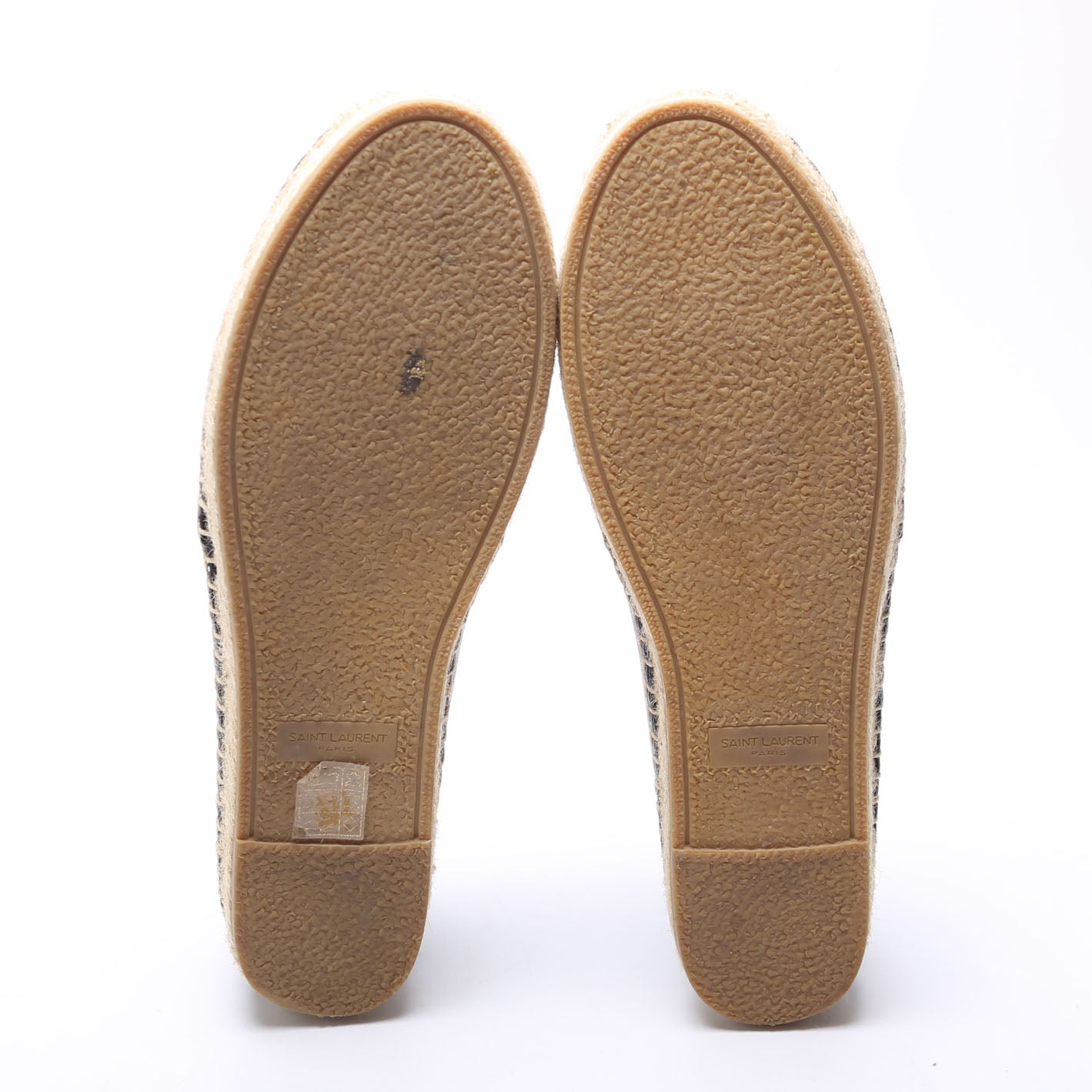 Logo Espadrilles Size 38 Black