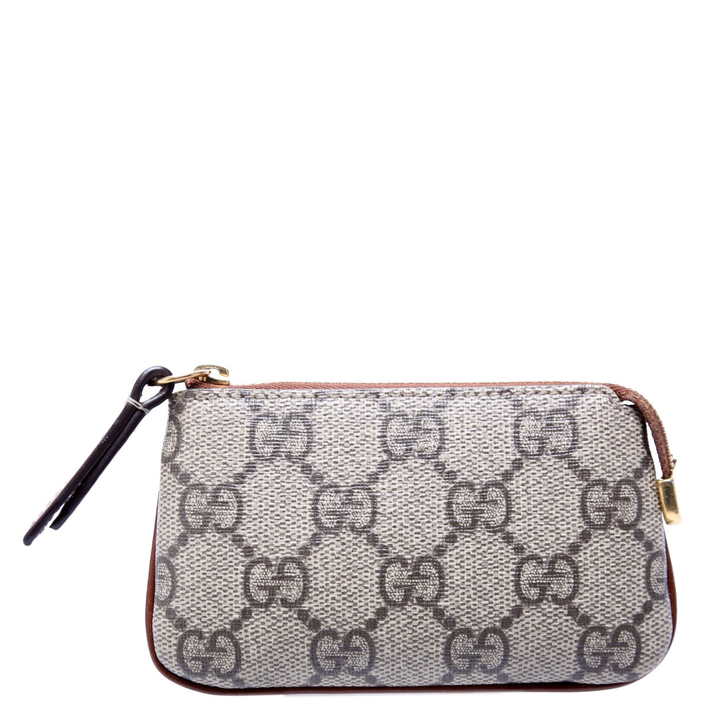 447964 GG Supreme Key Case Brown