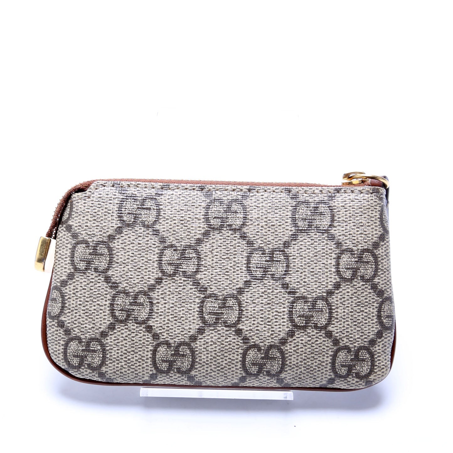 447964 GG Supreme Key Case Brown