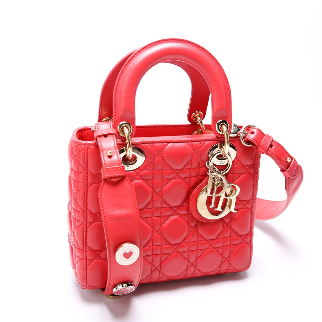 Lady Dior ABCDior Small Red