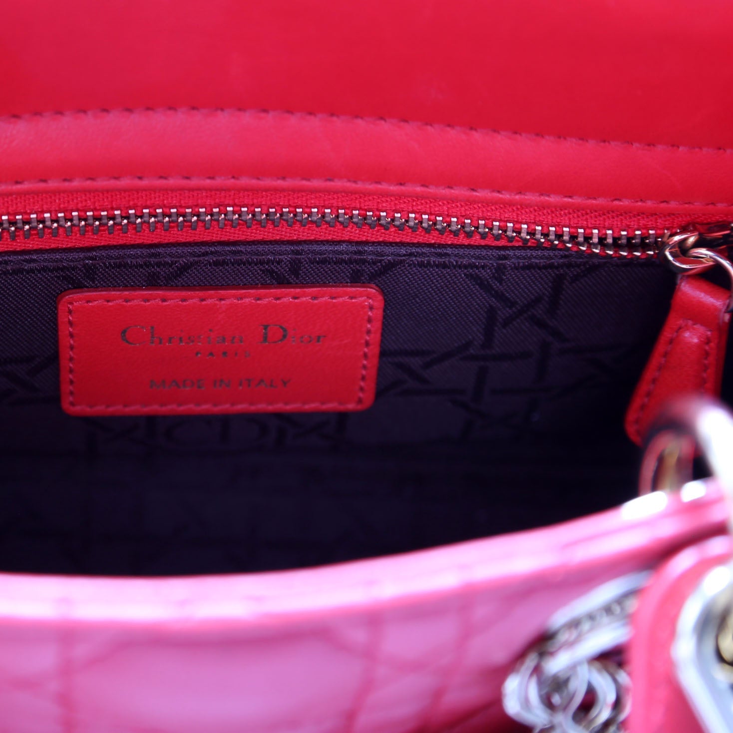 Lady Dior ABCDior Small Red