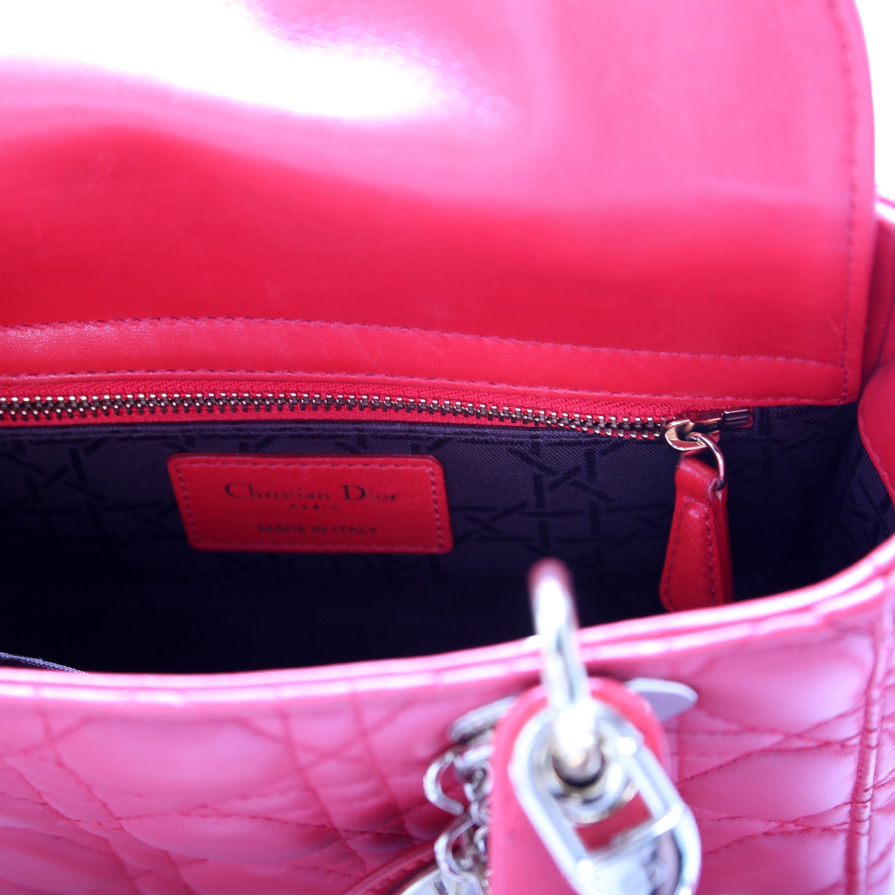 Lady Dior ABCDior Small Red
