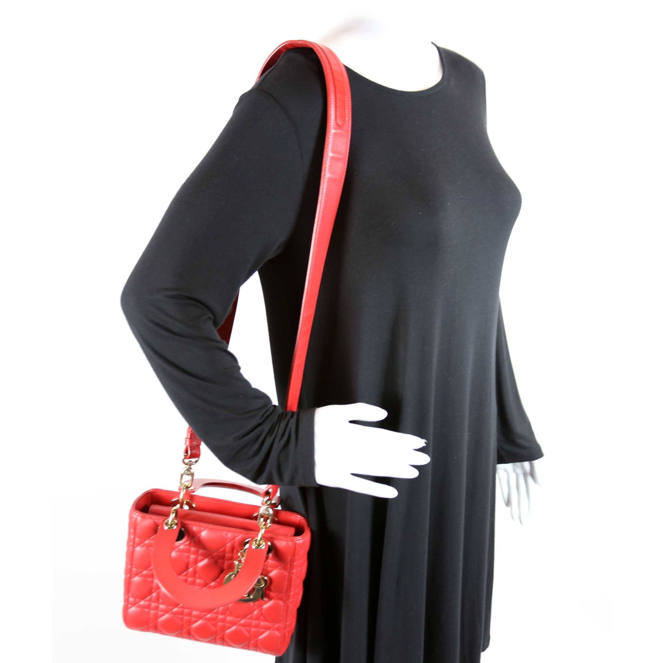 Lady Dior ABCDior Small Red