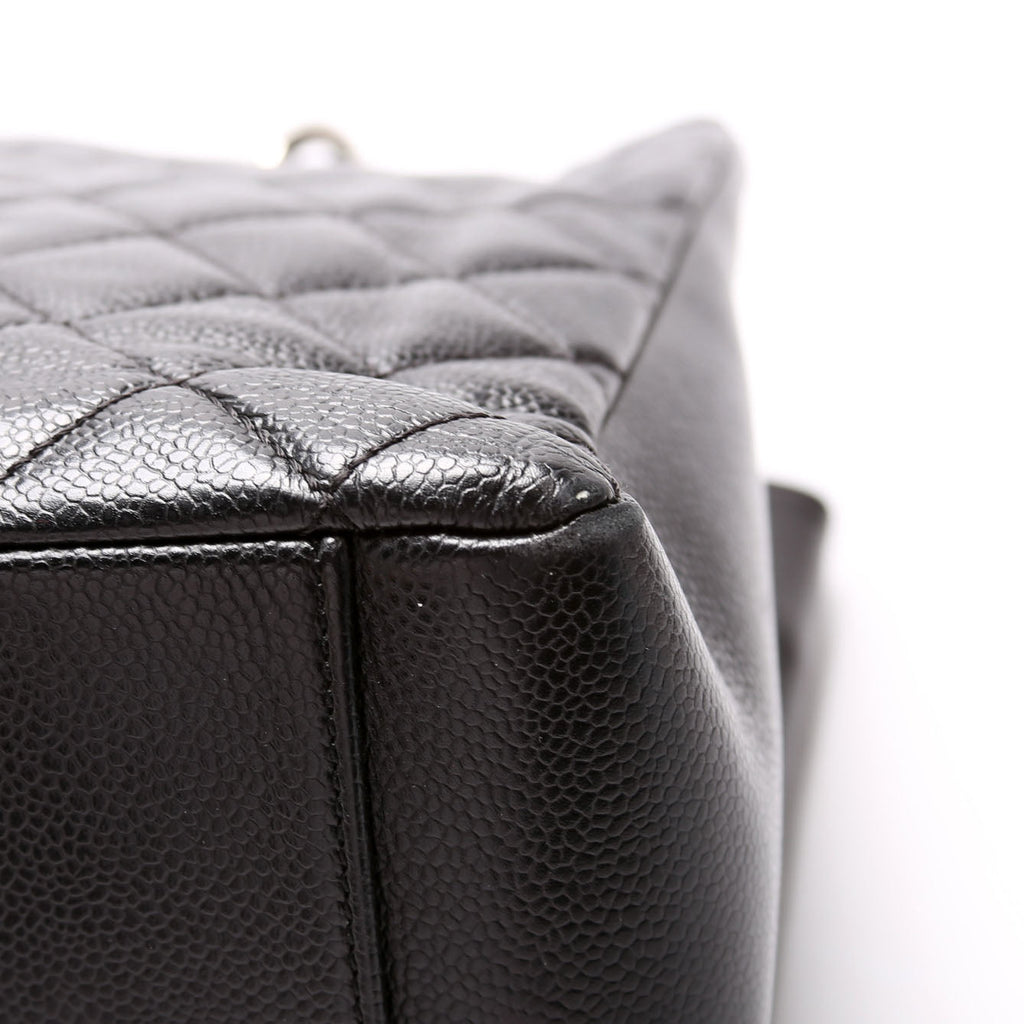 Grand Shopping Tote Caviar Black