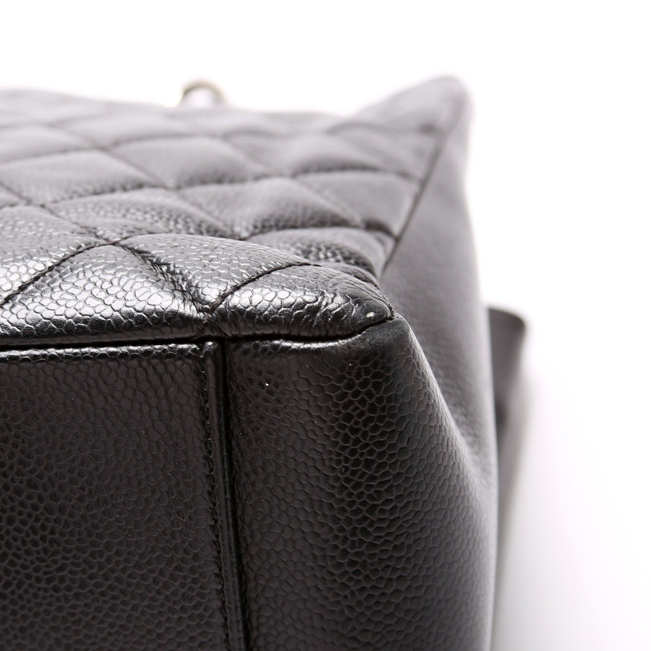 Grand Shopping Tote Caviar Black