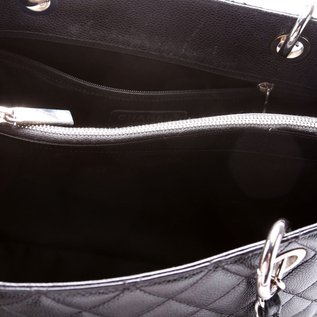 Grand Shopping Tote Caviar Black