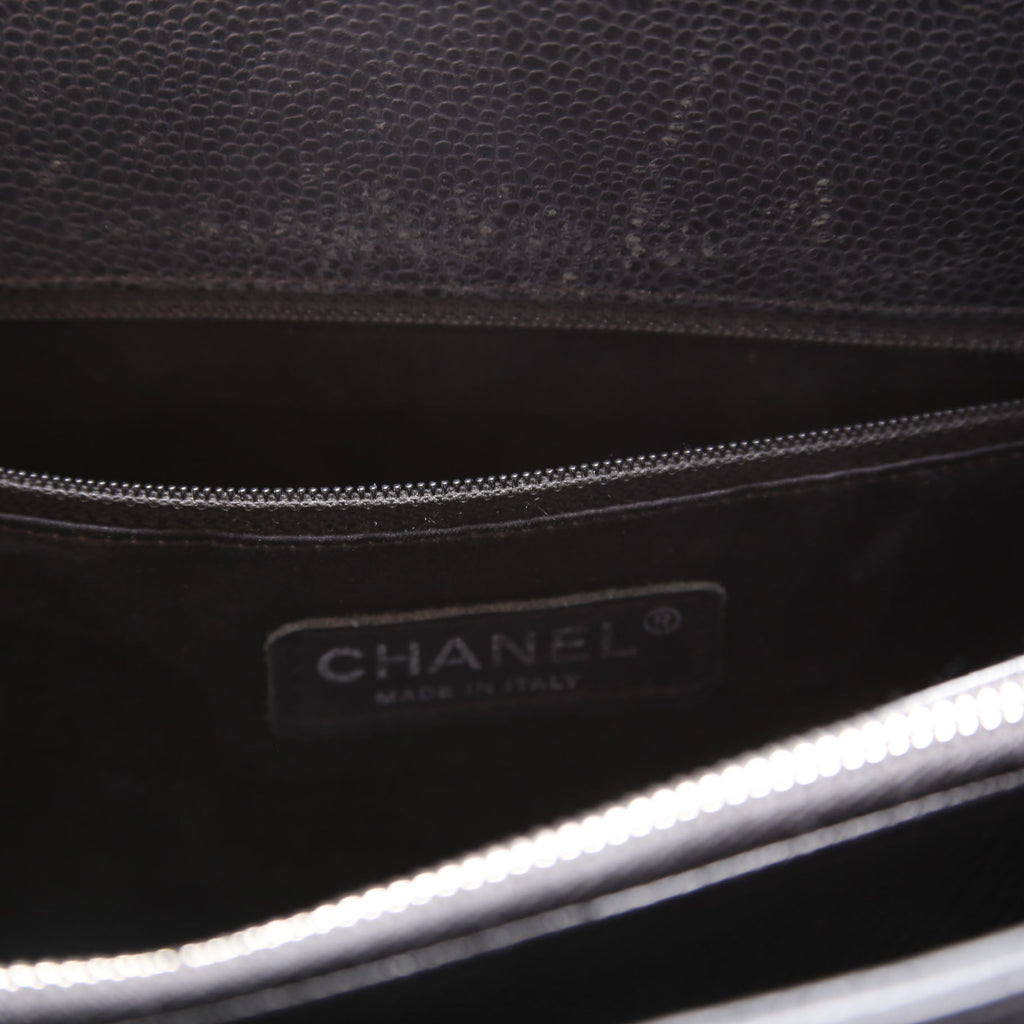 Grand Shopping Tote Caviar Black