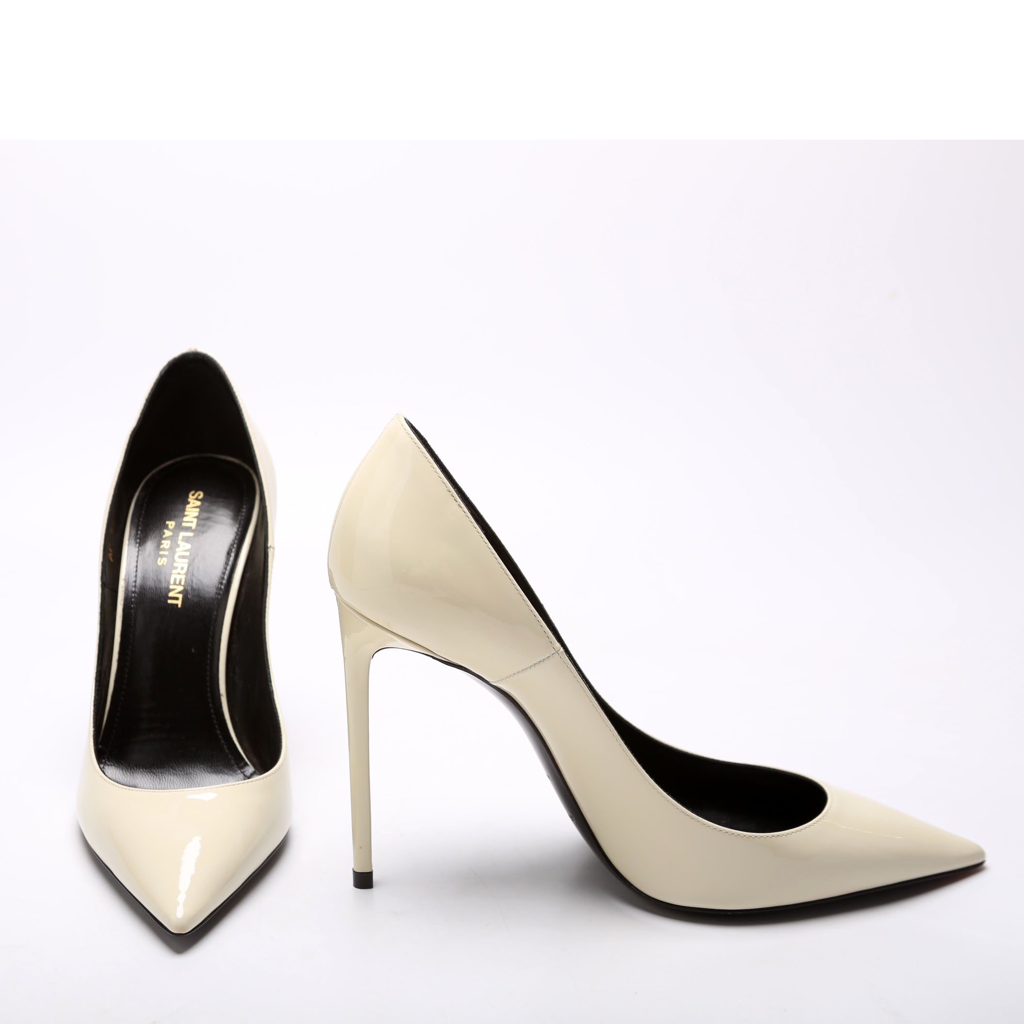 Zoe 105MM Pumps Size 36 Cream