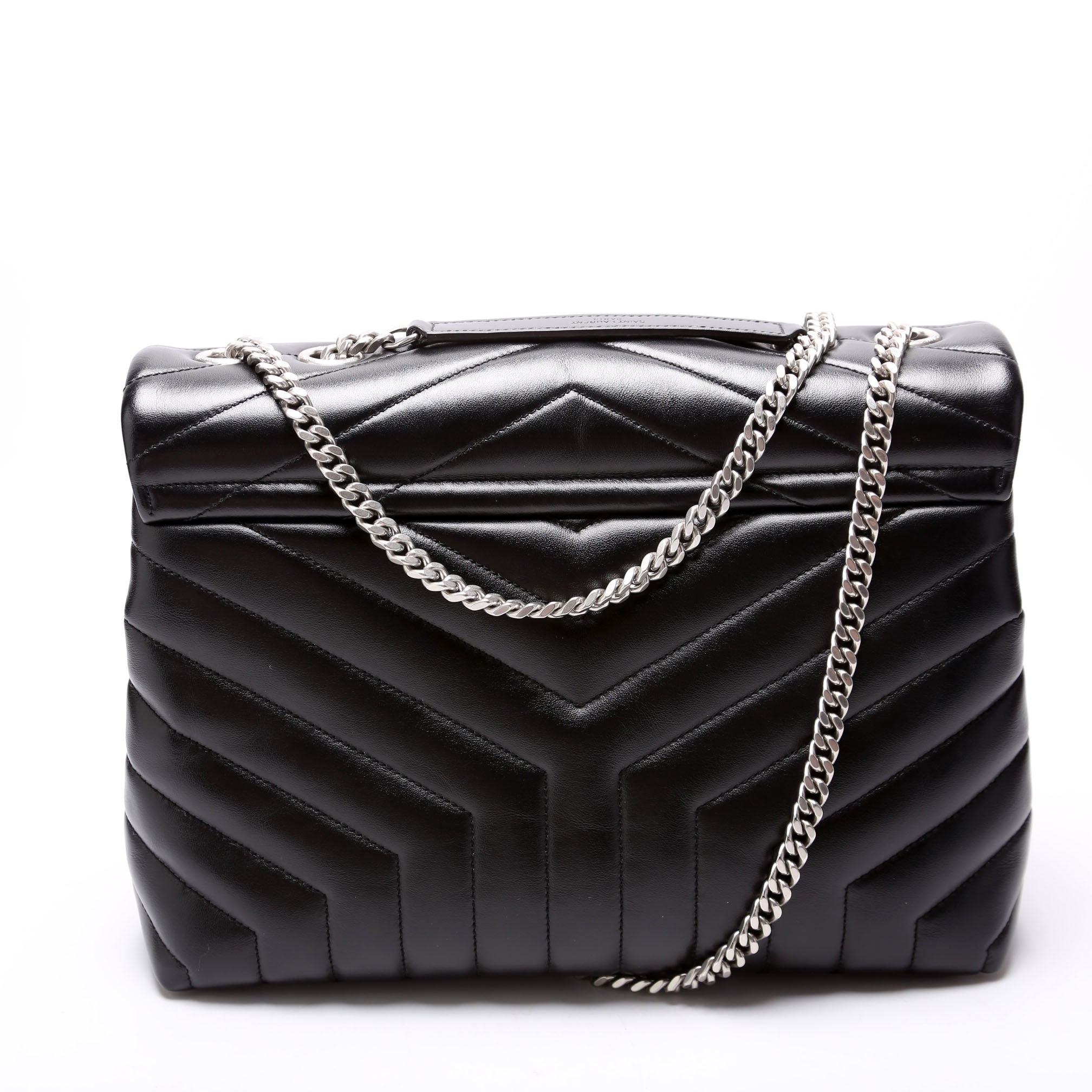 SAINT LAURENT LouLou Medium Quilted 574946 Black