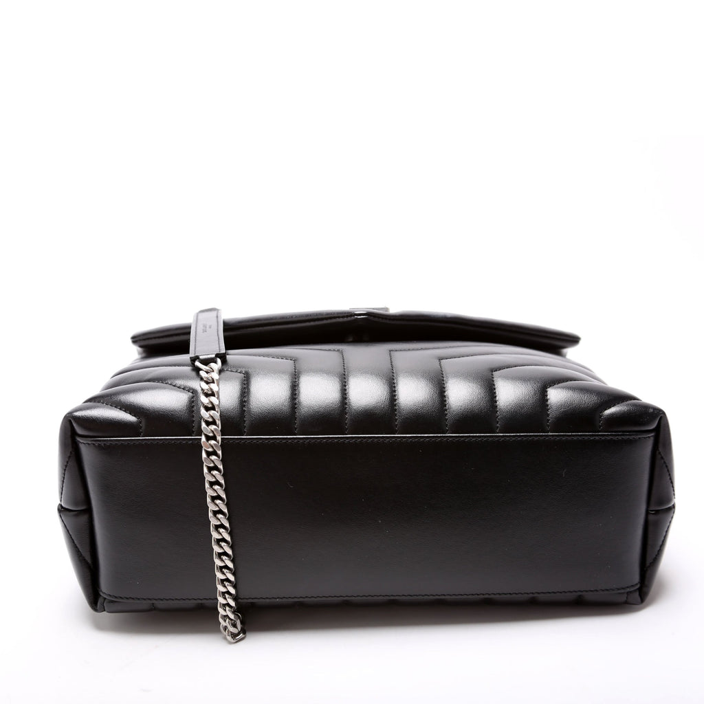SAINT LAURENT LouLou Medium Quilted 574946 Black