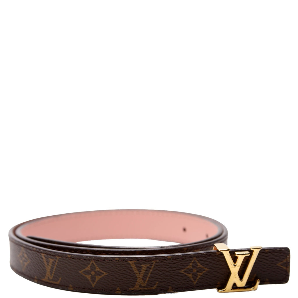 LV Iconic 20MM Reversible Monogram/Leather Belt Size 75/30 Pink