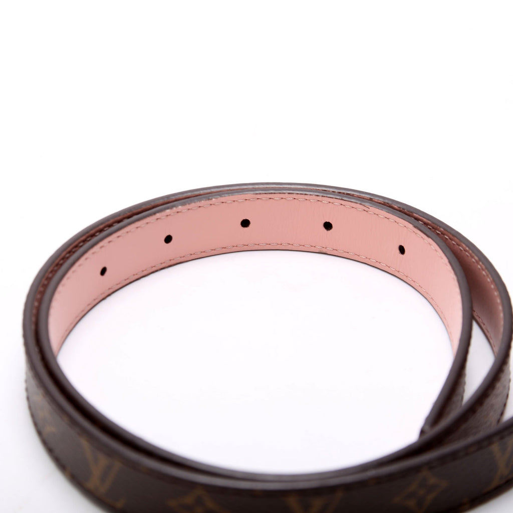 LV Iconic 20MM Reversible Monogram/Leather Belt Size 75/30 Pink
