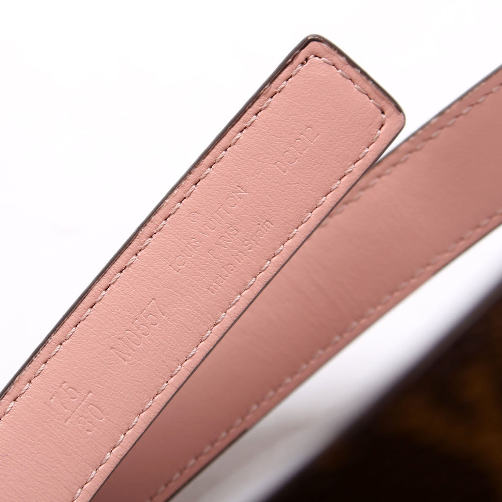 LV Iconic 20MM Reversible Monogram/Leather Belt Size 75/30 Pink