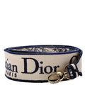Dior Logo Wide Non-Adjustable Strap Blue/White