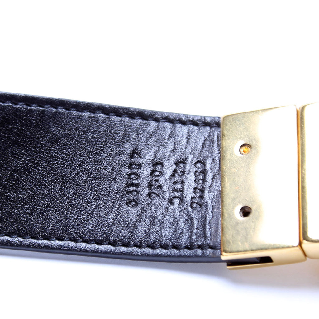 659416 GG Marmont Reversible Supreme/Leather Belt Size 90/36 Brown