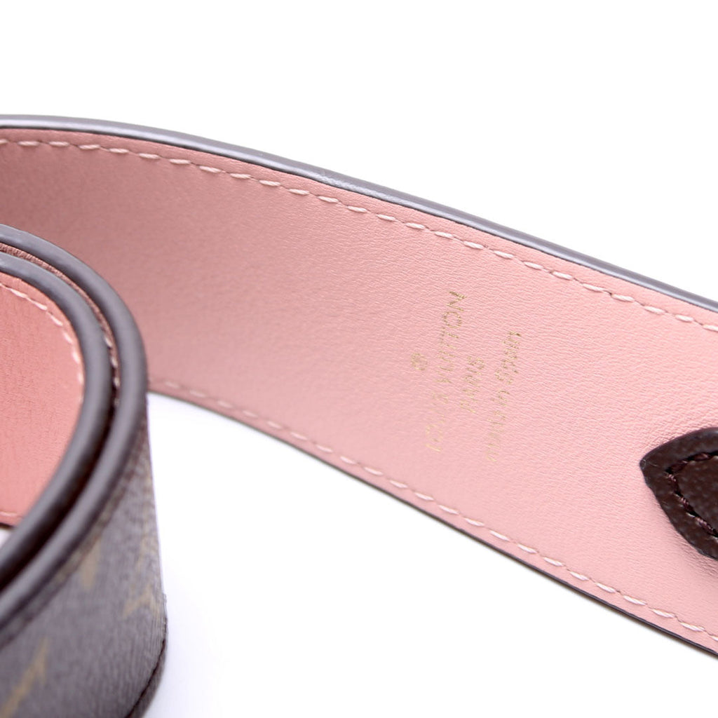 Bandouliere Monogram/Leather Strap Pink