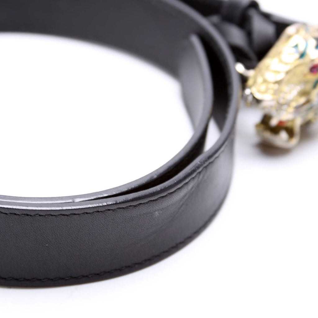 543152 Tiger Head Belt Size 80/32 Black