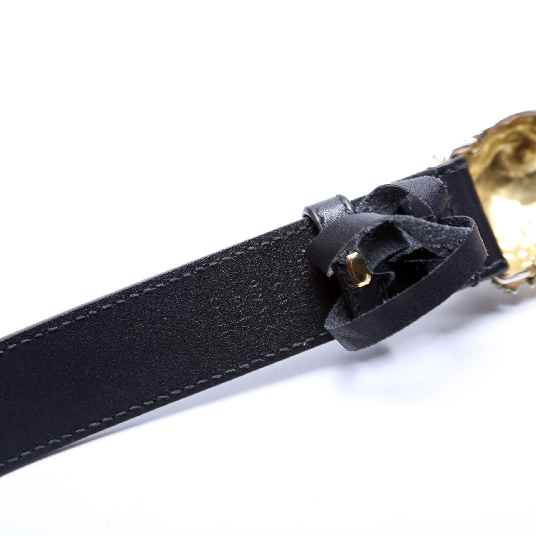 543152 Tiger Head Belt Size 80/32 Black