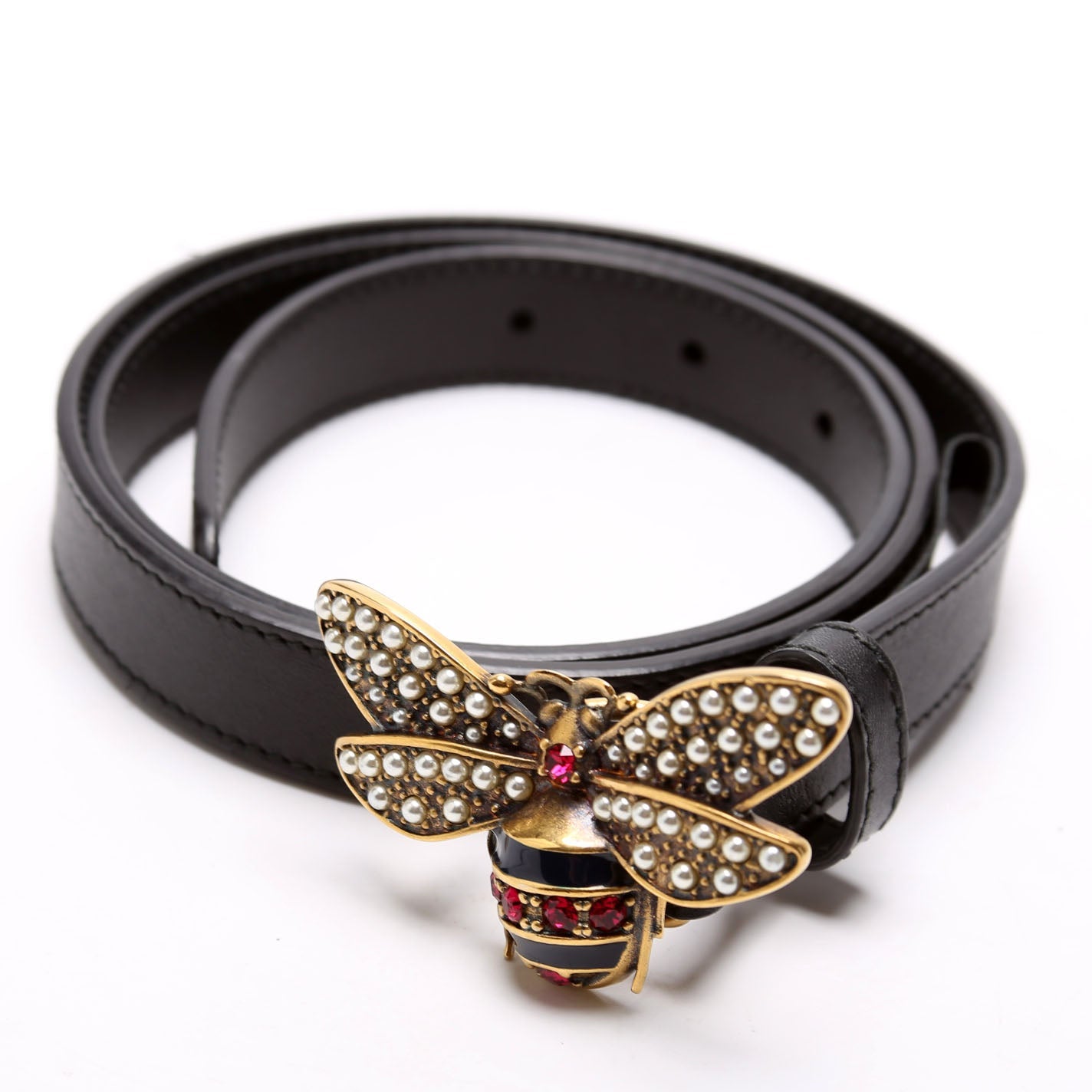 476452 Queen Margaret Bee Belt Size 80/32 Black