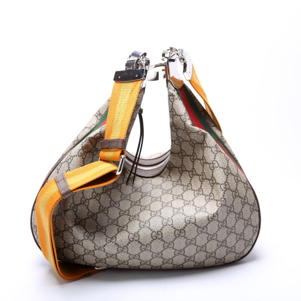 702823 Attache GG Supreme Shoulder Bag Medium