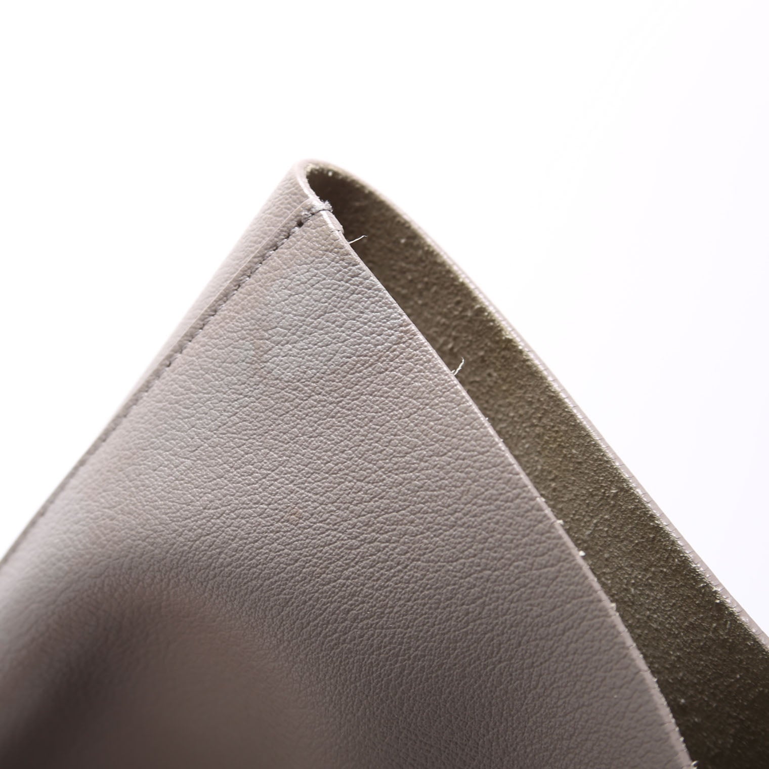 Shopping Bag East/West Supple Leather 600281 Grey