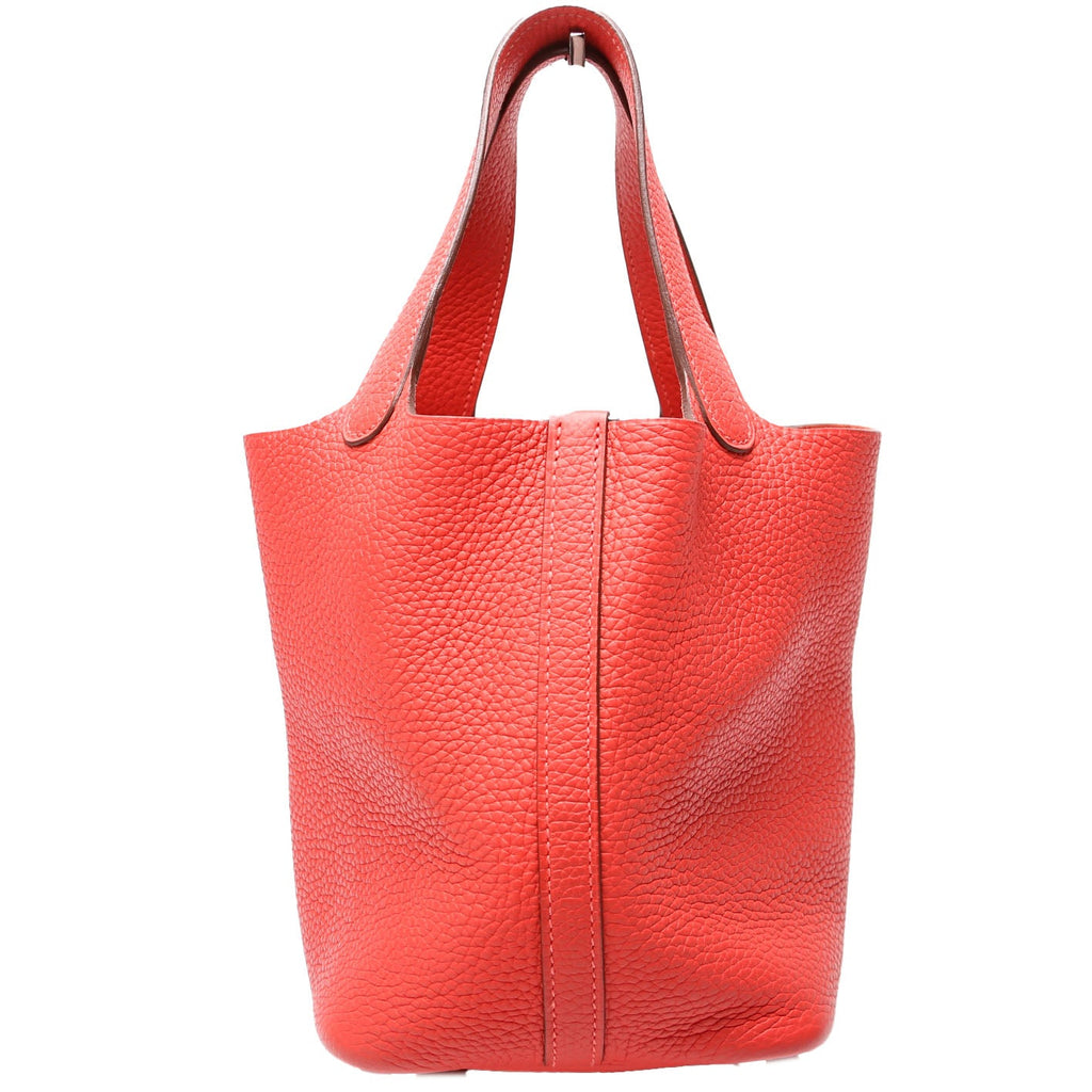 Hermes Picotin 18 Clemence Red