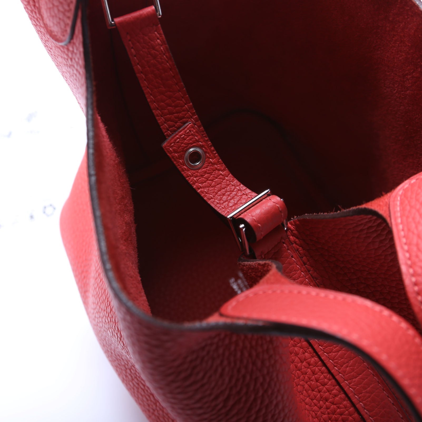 Hermes Picotin 18 Clemence Red