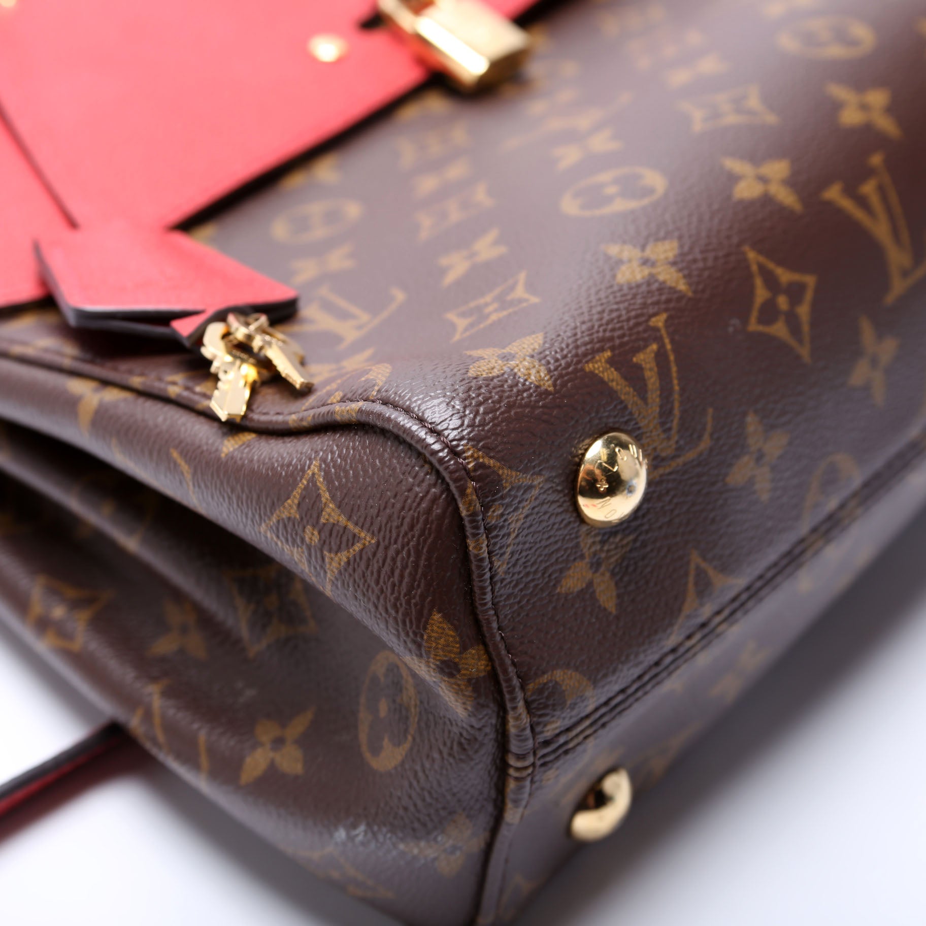Venus Satchel Monogram Red