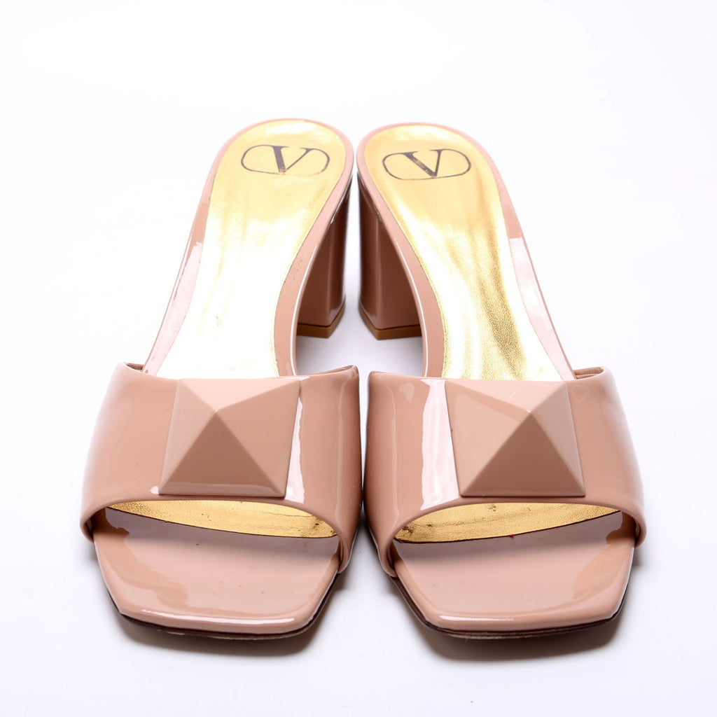 Rockstud Alcove Mesh/Patent Mules Size 40