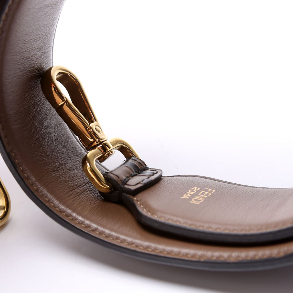 8AV077 Strap You FF Leather Brown/Black