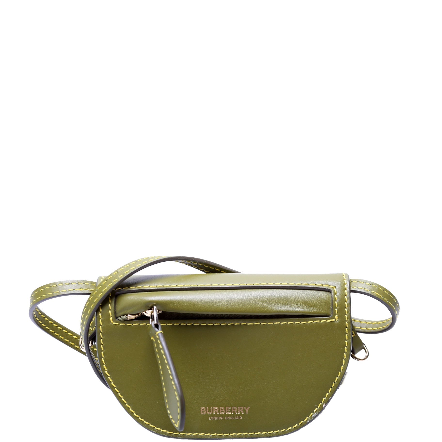 Micro Olympia Crossbody Smooth Leather Green