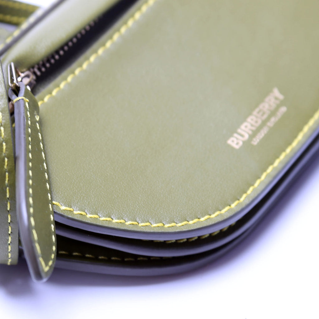 Micro Olympia Crossbody Smooth Leather Green