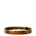 Enamel Narrow Bangle Bracelet Gold/Multicolor