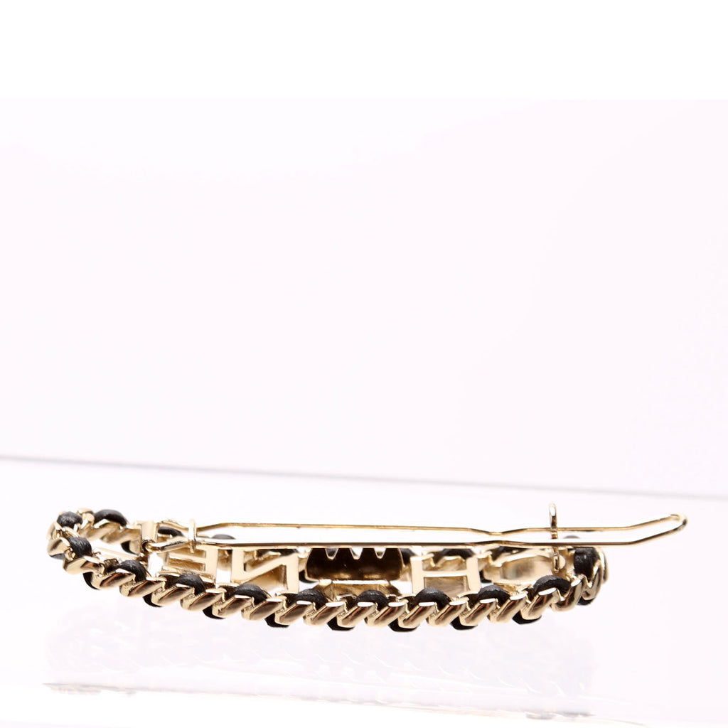 Allure Logo Hair Clip Black/Gold