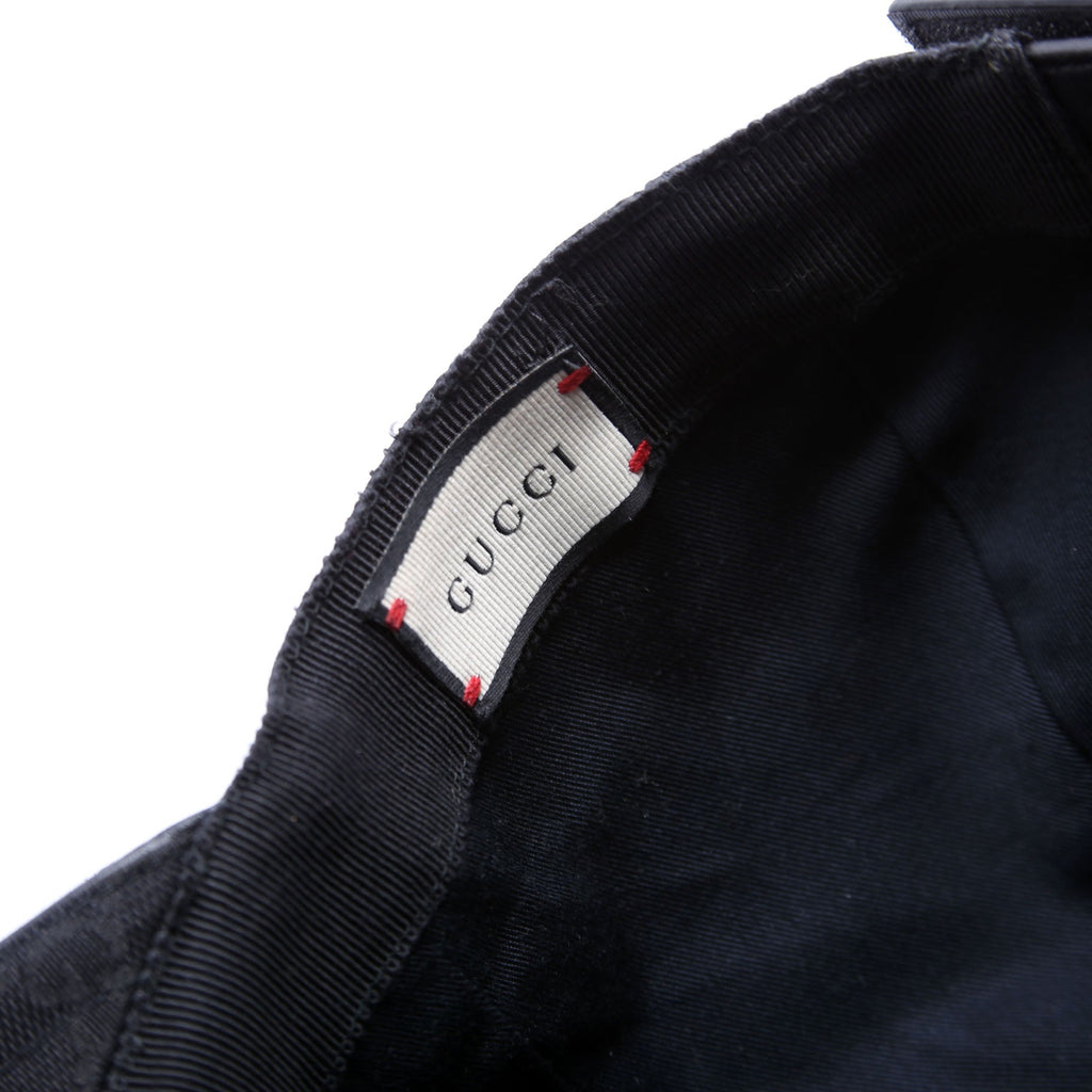 200035 GG Canvas Web Cap Hat Size XXL Black
