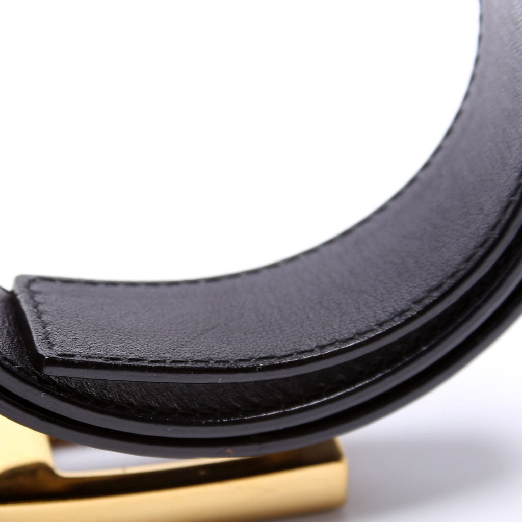 Rectangle Enamel Logo Belt Size 70/28 Black