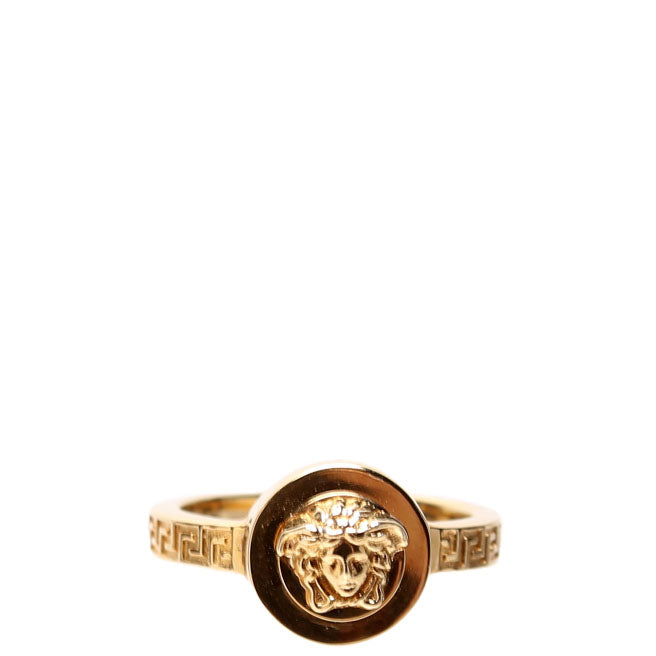 Medusa Circle Ring Size 7.5 Gold