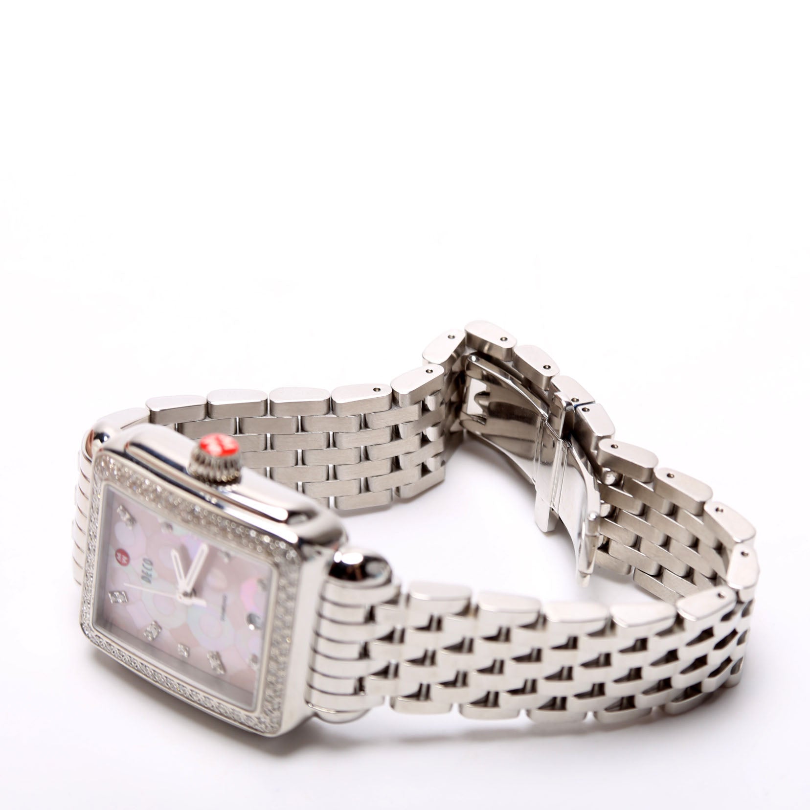 Deco With 0.66CW Diamonds Mother Of Pearl
