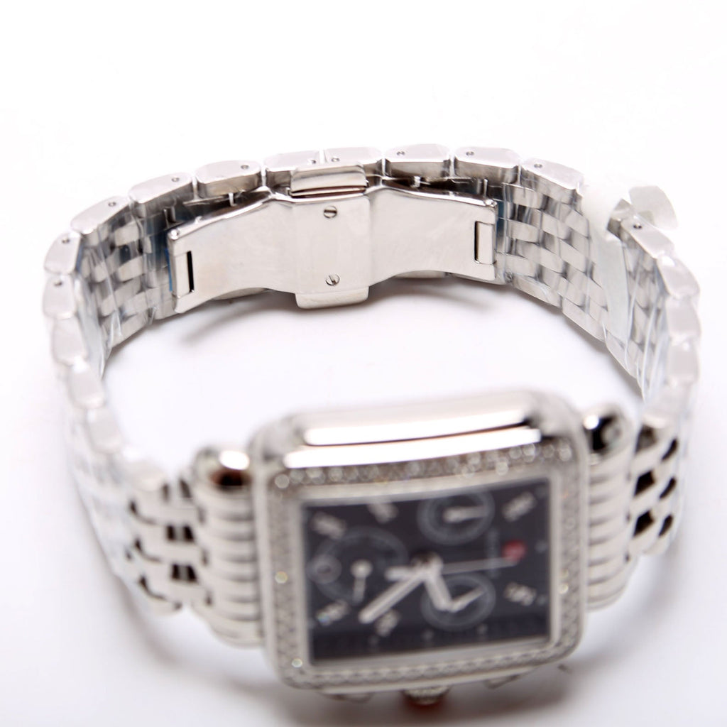 Deco With 0.68CW Diamond Watch Silver/Black