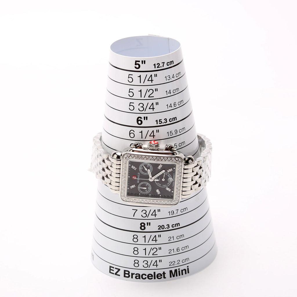 Deco With 0.68CW Diamond Watch Silver/Black