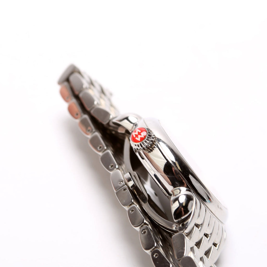 Tiger Diamond Dial Stainless Steel With 0.05CT Diamond Watch Silver/Rose Gold
