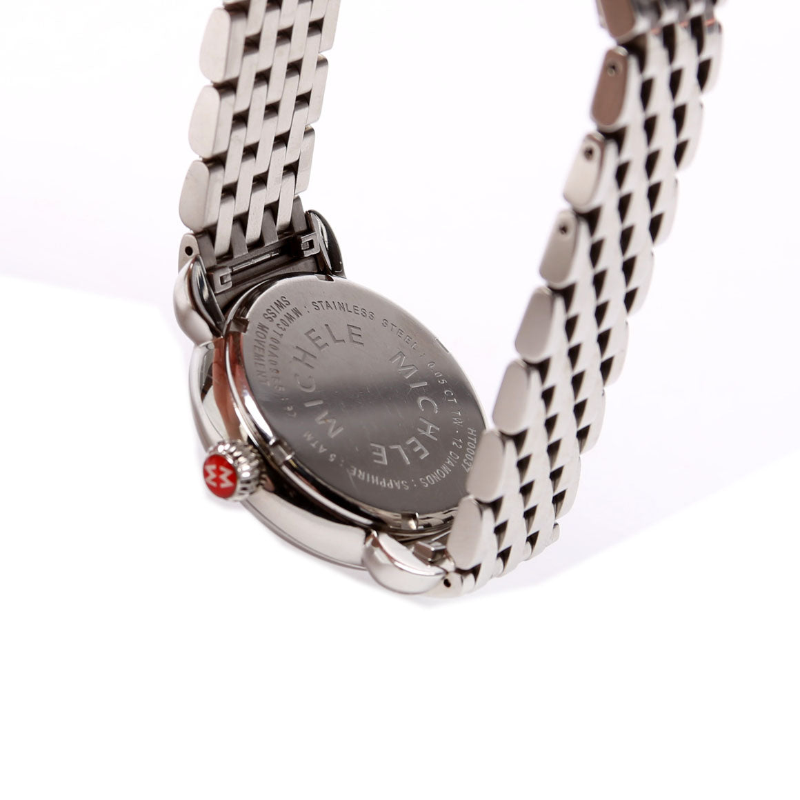 Tiger Diamond Dial Stainless Steel With 0.05CT Diamond Watch Silver/Rose Gold