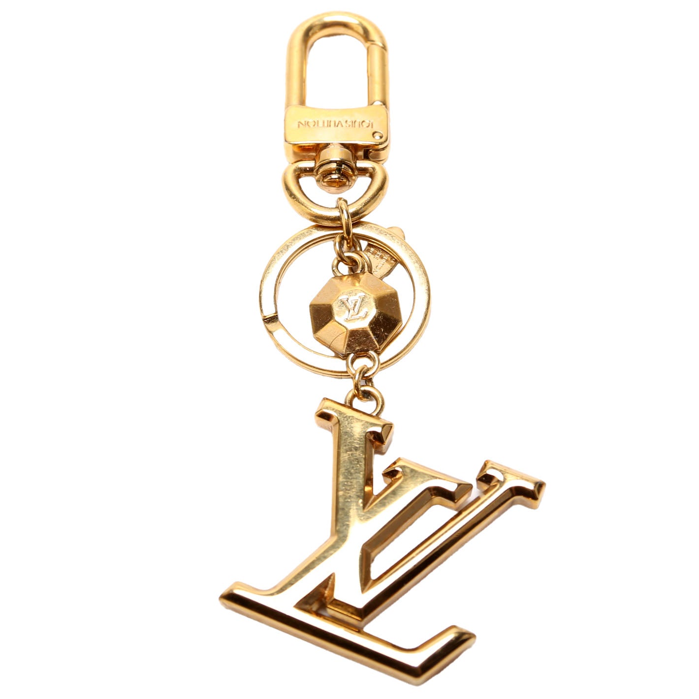 Facettes Bag Charm Gold