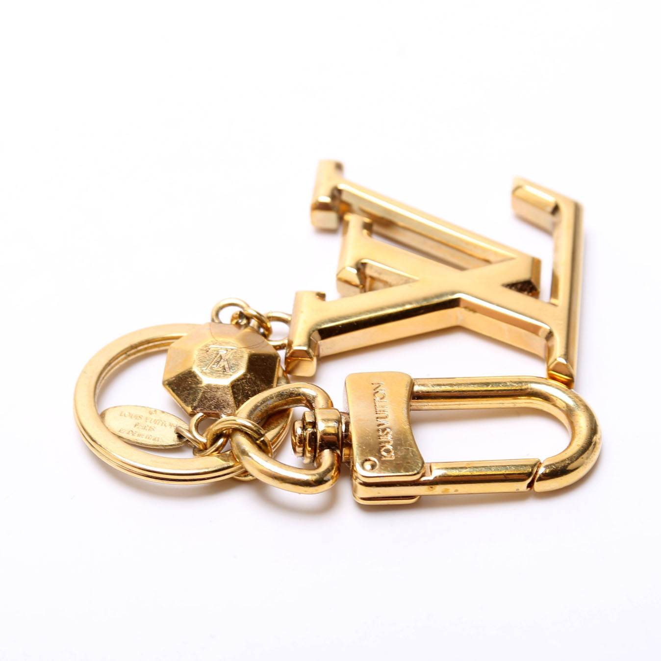 Facettes Bag Charm Gold