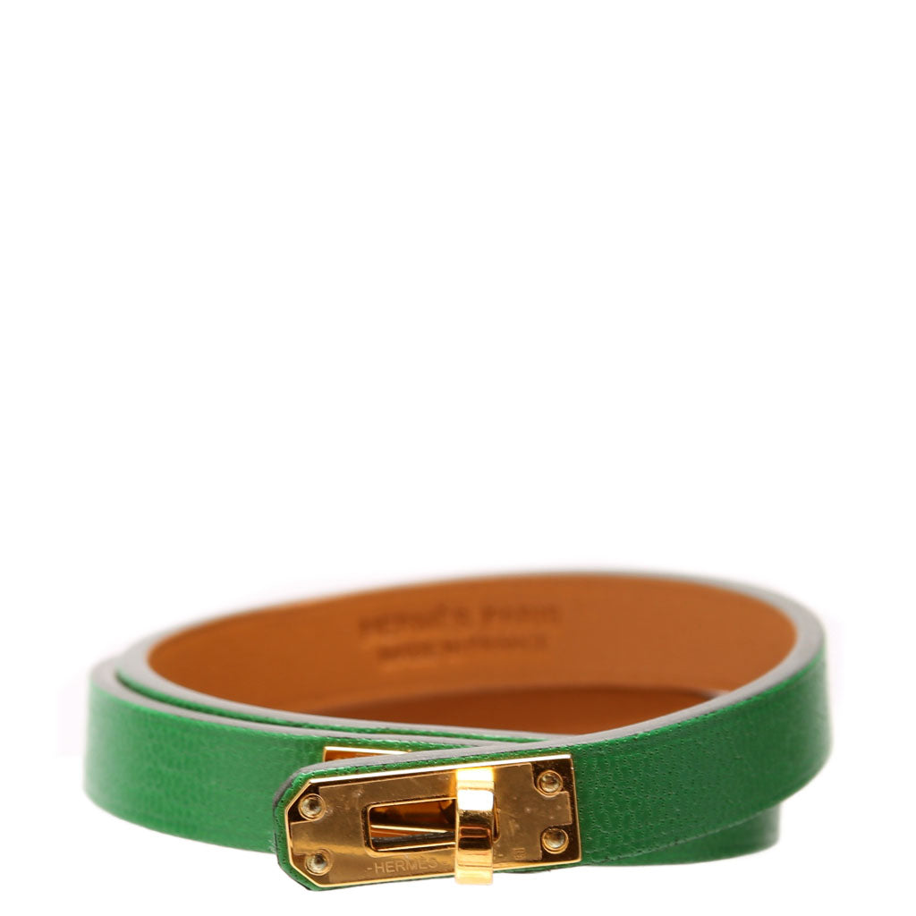 Kelly Double Tour Bracelet Green
