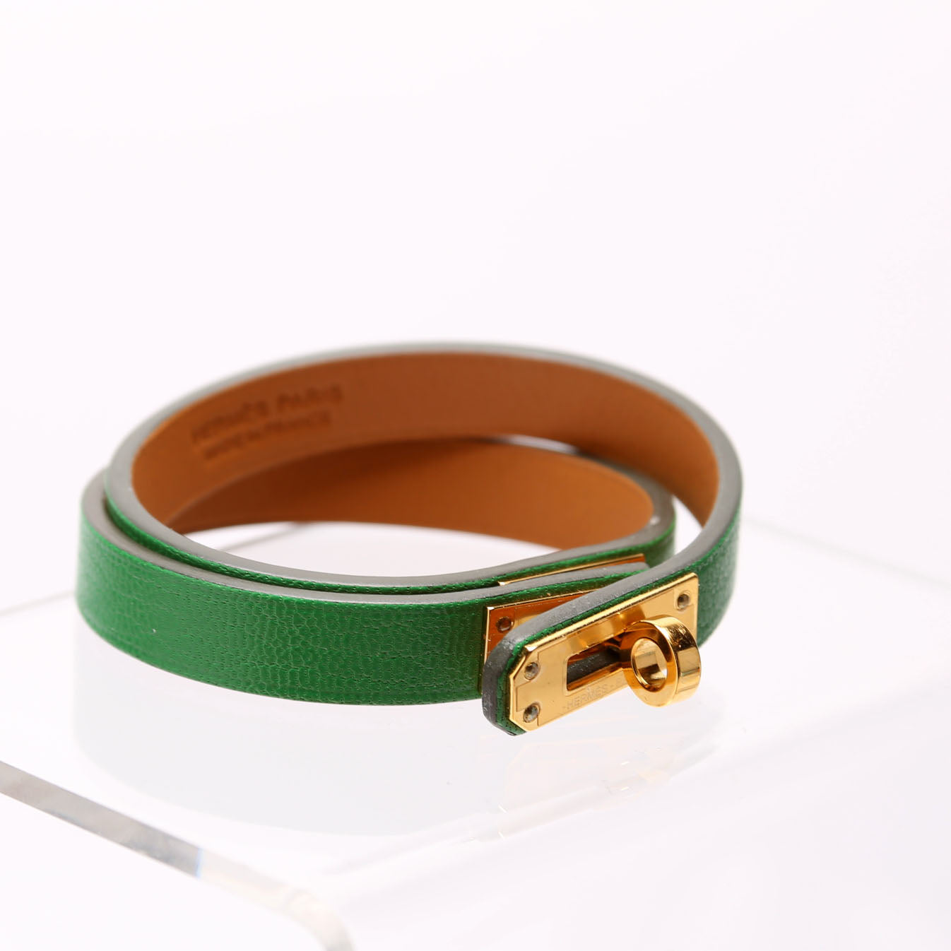 Kelly Double Tour Bracelet Green