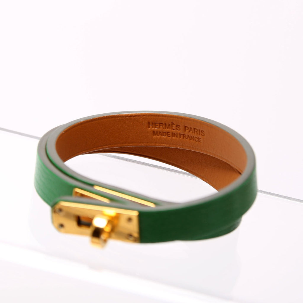 Kelly Double Tour Bracelet Green