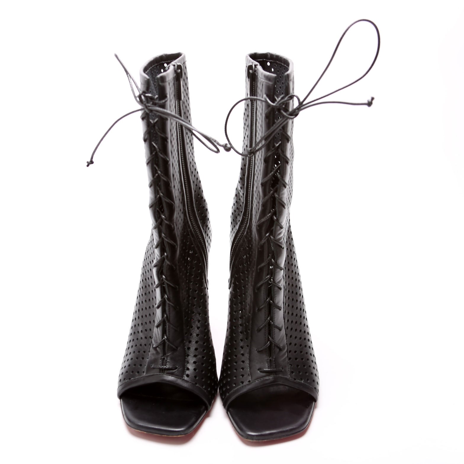 Lasercut Lace Up Boots Size 38.5