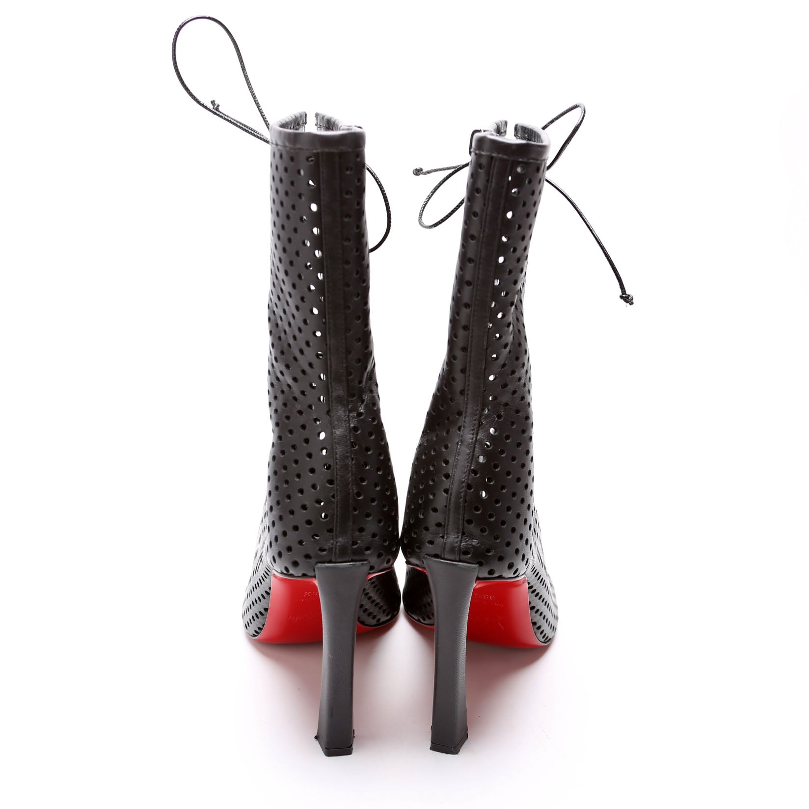 Lasercut Lace Up Boots Size 38.5