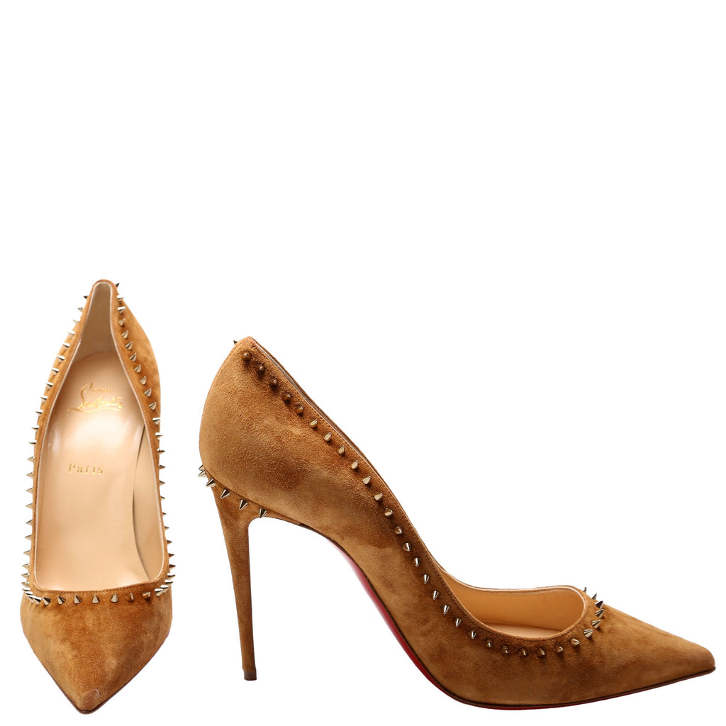 Anjalina 100MM Spike Suede Heels Size 41